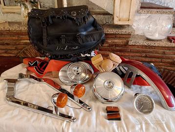 Harley Borsa fender parafango cover filtro dyna