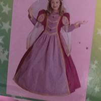 Vestito di Carnevale principessa rosa 