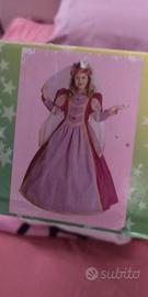 Vestito di Carnevale principessa rosa 