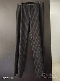 pantalone elegante in stile gessato 