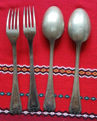 n4 posate placcate argento