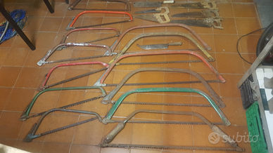 Collezione vecchi attrezzi da lavoro usati