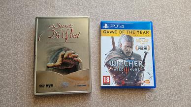 The Witcher wild hunt per PS4 + altro gioco DVD