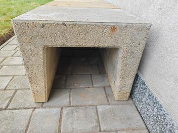 Sgabelli / cunetta di cemento 