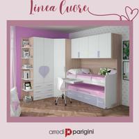 Cameretta a ponte + Letto accessoriato PROMO 3'0