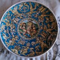 Piatto ceramica Montelupo (B. Staderini) 