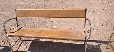 Panca in legno originale Vintage