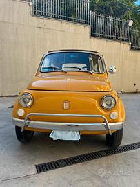 Fiat 500 L d’epoca (1969) - Arancione - da vetrina