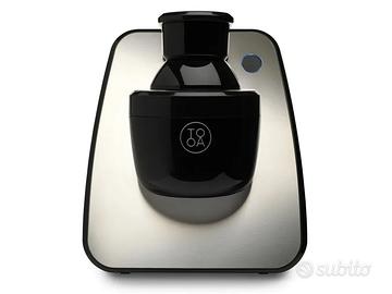 Macchina gelato TOOA Milano nero-inox + accessori