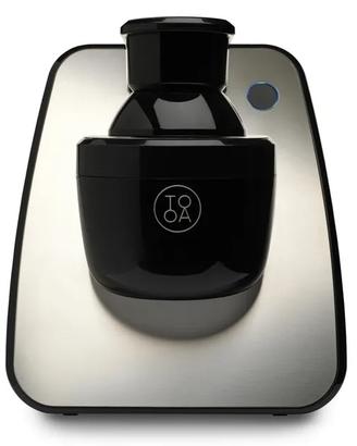Macchina gelato TOOA Milano nero-inox + accessori