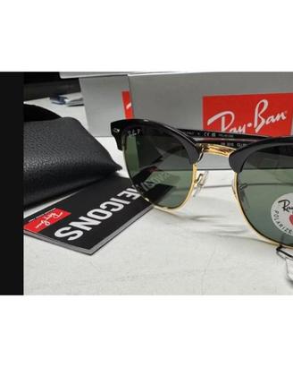 Ray-Ban RB3016 Clubmaster – Polarizzati Neri