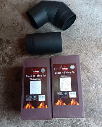 Tubi canna fumaria per stufe a legna 