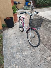 Bici bambina Torpado Helly Girl rosa e bianca