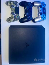 PS4 Slim 500GB + 3 DualShock 4 originali