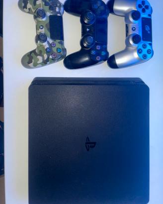 PS4 Slim 500GB + 3 DualShock 4 originali