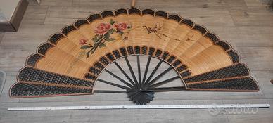 Ventaglio grande e ombrello in bambù 