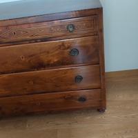 cassettone in noce primi '900