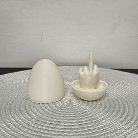 Uovo di Pasqua easter egg dito medio stampa 3D