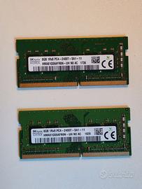 2x8GB RAM HYNIX DDR4 PC4-2400T SODIMM (16GB)