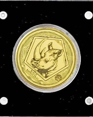 Moneta oro puro .999 - Big Five Togo 2022 - Rinoce