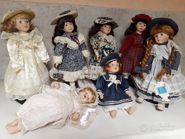 Bambole in porcellana biscuit