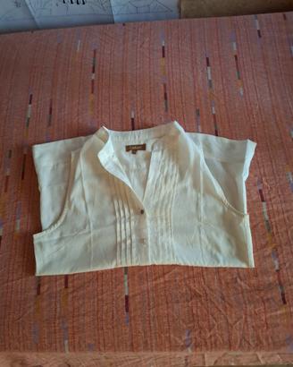 Blusa da donna in cotone stile anni 2000