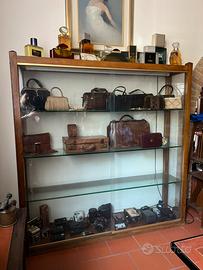 Vetrina Espositiva Vintage da Negozio / Farmacia