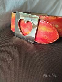 Cintura Vintage MOSCHINO by Redwall Fibbia a Cuore