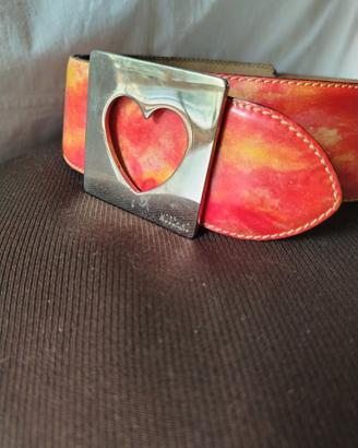 Cintura Vintage MOSCHINO by Redwall Fibbia a Cuore