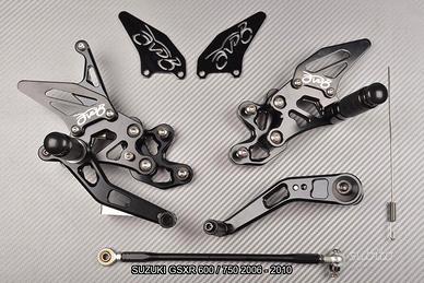 Pedane arretrate SUZUKI GSXR 600 / 750 2006 - 2010