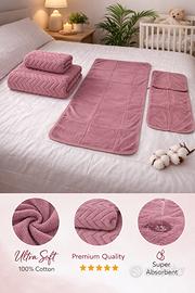 set asciugamano grande e piccolo imballato