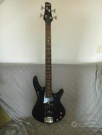 basso elettrico ibanez gsr200 nero + amplificatore