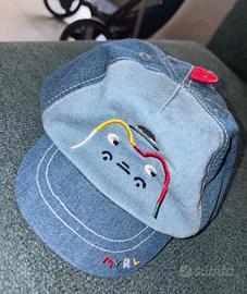 Cappellino estivo in jeans neonato mayoral