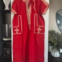 Vestito carnevale egiziano rosso - costume unisex