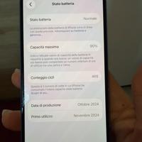 Iphone blue 16, 128 gb
