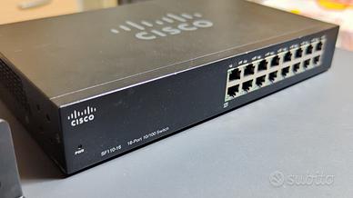 SWITCH CISCO SF110-16 16 PORTE ETHERNET