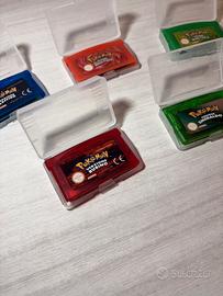 Pokemon cartucce GBA