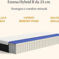 MATERASSO NUOVO EMMA 180X200