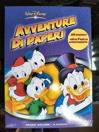 3 DVD "AVVENTURE DI PAPERI"DI WALT DISNEY .