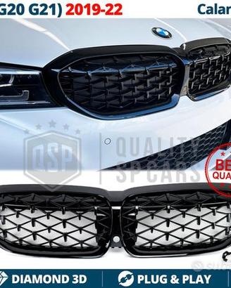 GRIGLIA per BMW Serie 3 G20 G21 Diamond Nera
