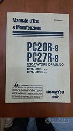 manuale uso e manutenzione komatsu pc27 R8 