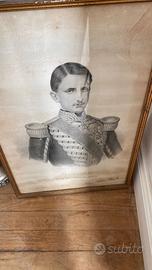 Litografie Re e Regina due sicilie