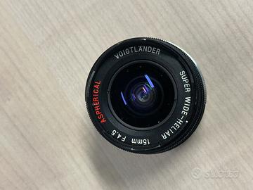 VOITGLANDER ASFERICAL  SUPER WIDE HELIAR 15MM F.4