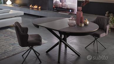 tavolo rotondo allungabile modello Fahrenheit