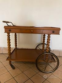 Carrello bar porta vivande vintage