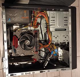 PC Desktop Ryzen 1500X, 8Gb DDR4, R7 240.