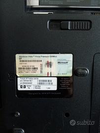 Nootebook hp Pavillon dv6700 come pezzi di ricambi