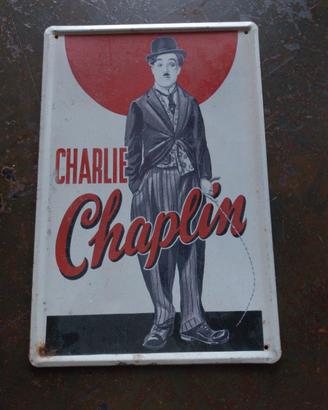 TARGA CHARLIE CHAPLIN