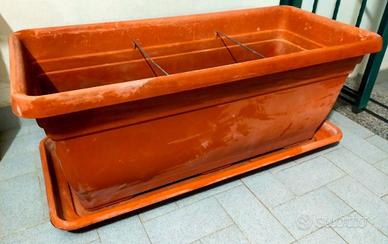 10 vasi con sottovaso