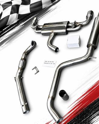 Golf GTI 7 7,5 8 8.5 scarico con valvole